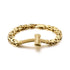 Kreuzarmband Gold Herren koenigsarmband koenigskette uniqal gold